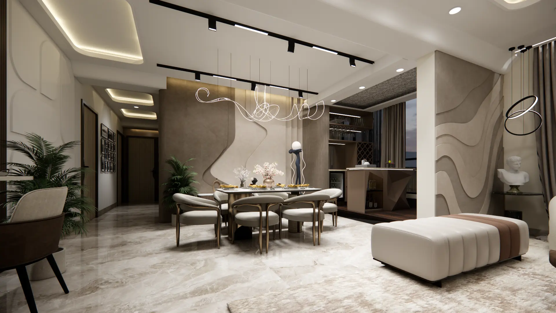 Lotus Panache Noida apartment interior design